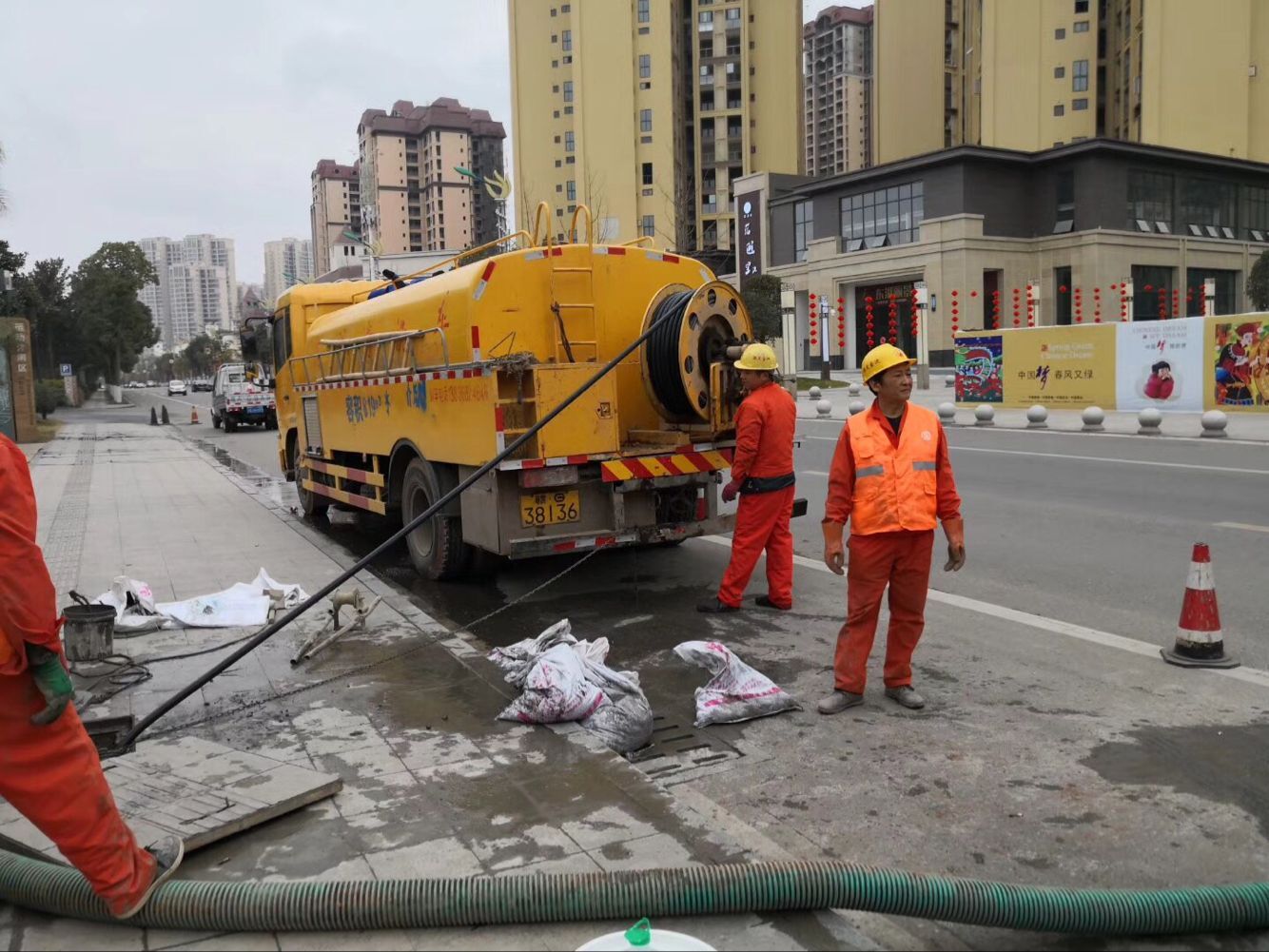 新野排污管道清淤-管道清洗